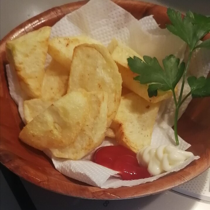 じゃがいも1つで簡単フライドポテト!